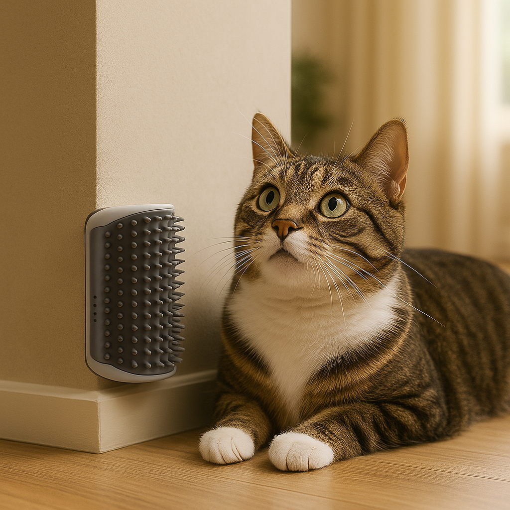 Corner Cat Massage & Grooming Brush