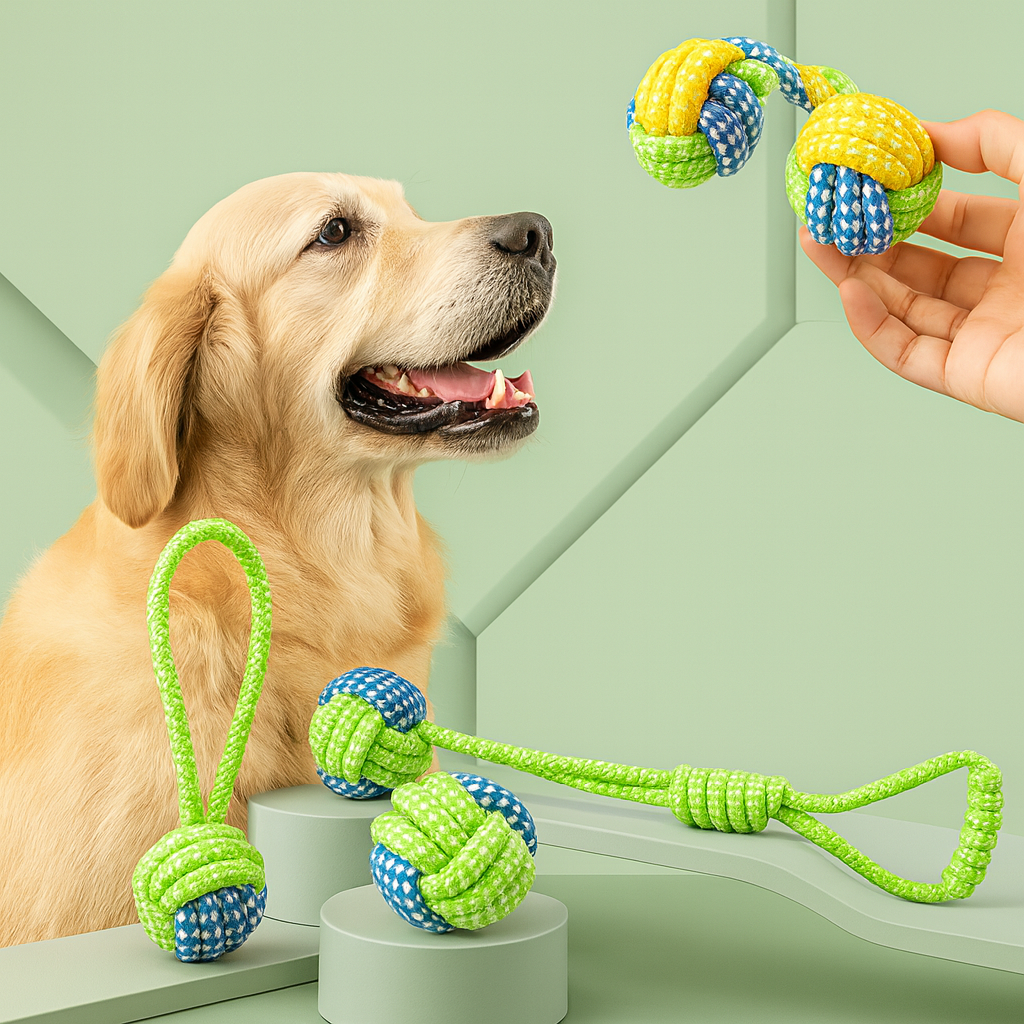 PowerChew 4-Piece Rope Toy Set