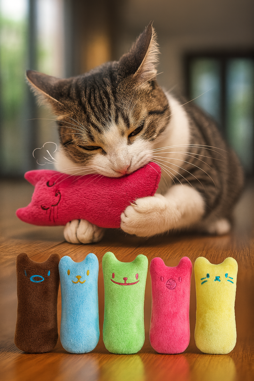 PurrPlay Catnip Plush Chew Toys