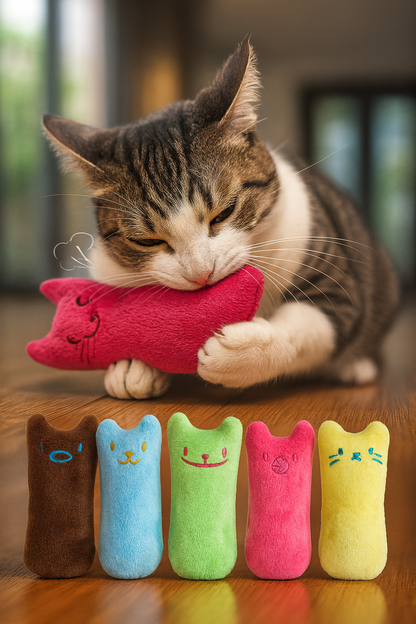 PurrPlay Catnip Plush Chew Toys