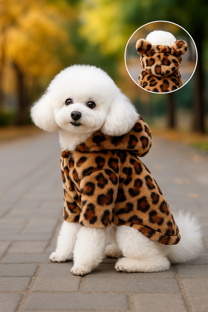 WildWarm Leopard Pet Coat