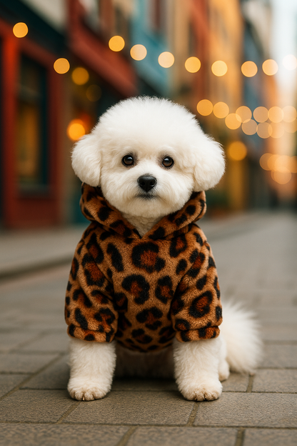 WildWarm Leopard Pet Coat