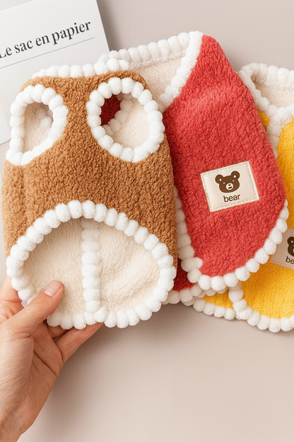 CozyBear Winter Fleece Pet Jacket