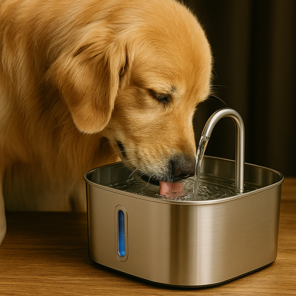 PureFlow Stainless Steel Pet Fountain