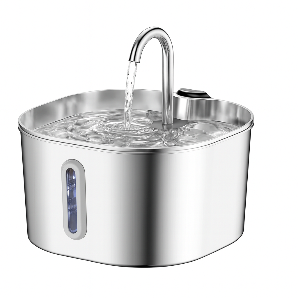 PureFlow Stainless Steel Pet Fountain