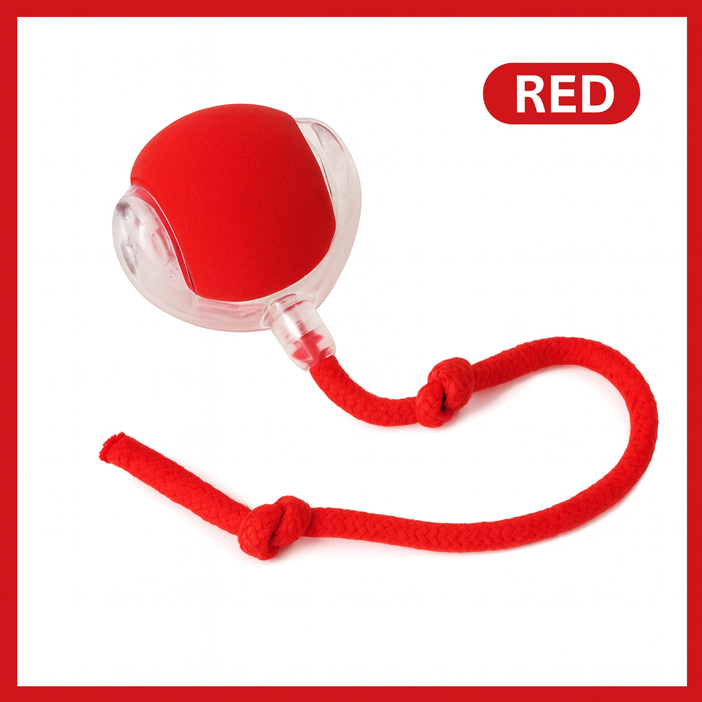 PlaySphere - Interactive Plush Rolling Pet Ball