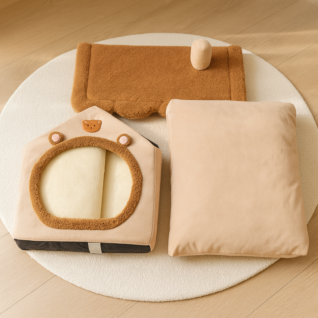 The CozyBear Foldable Pet House