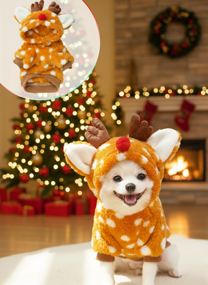 Holiday Reindeer Pet Outfit