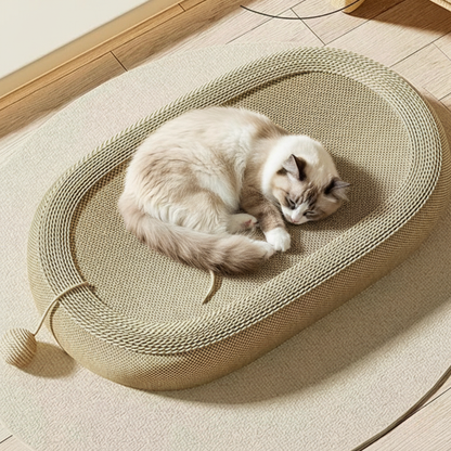 PurrLounge 2-in-1 Cat Scratching Bed