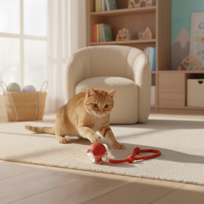 PlaySphere - Interactive Plush Rolling Pet Ball