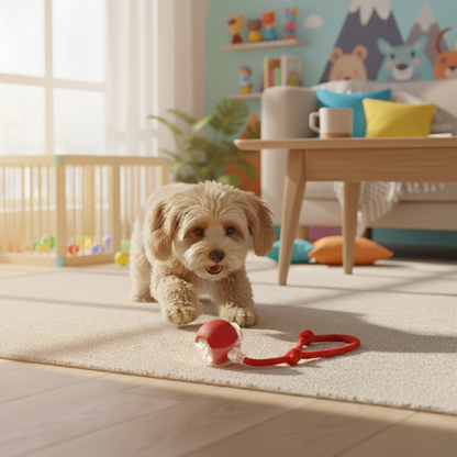 PlaySphere - Interactive Plush Rolling Pet Ball