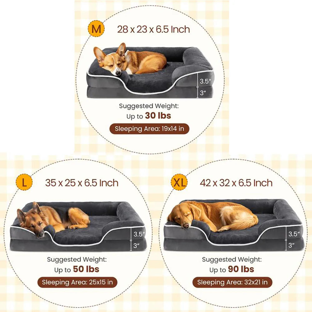 DreamRest Orthopedic Memory Foam Dog Bed