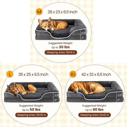 DreamRest Orthopedic Memory Foam Dog Bed