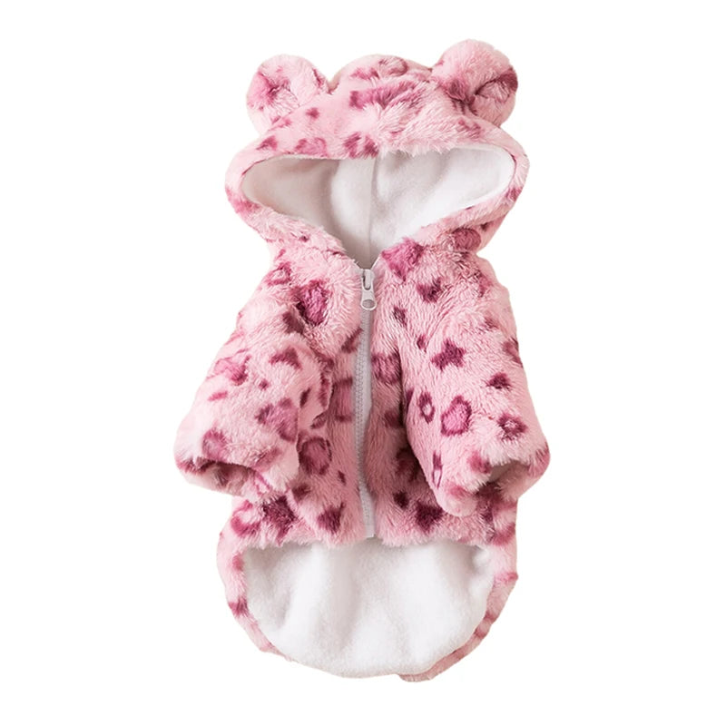 WildWarm Leopard Pet Coat