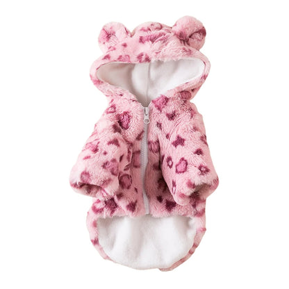 WildWarm Leopard Pet Coat