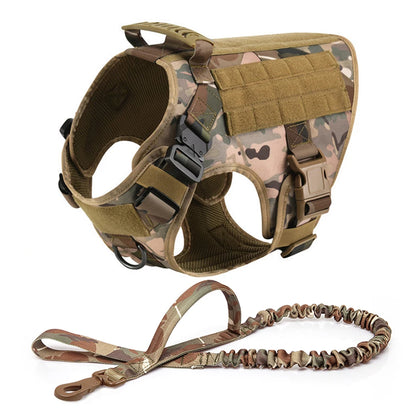 Elite Tactical Dog Harness Set – Built for Power, Comfort & Control