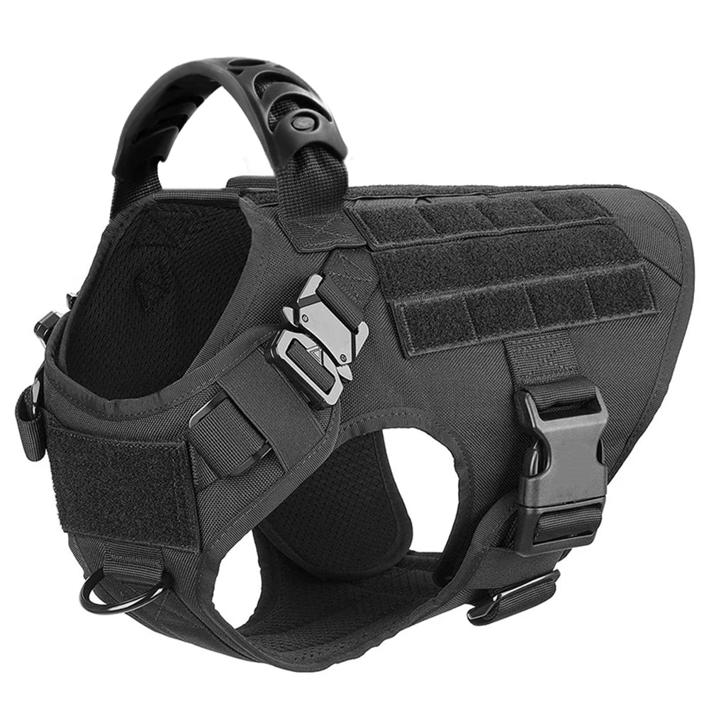 Elite Tactical Dog Harness Set – Built for Power, Comfort & Control