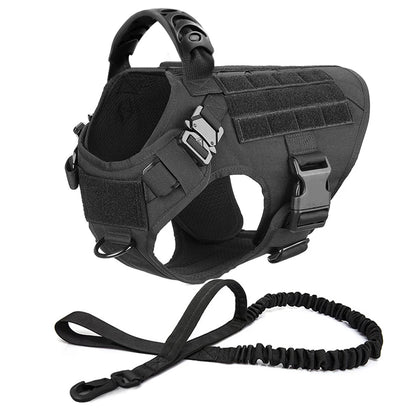 Elite Tactical Dog Harness Set – Built for Power, Comfort & Control