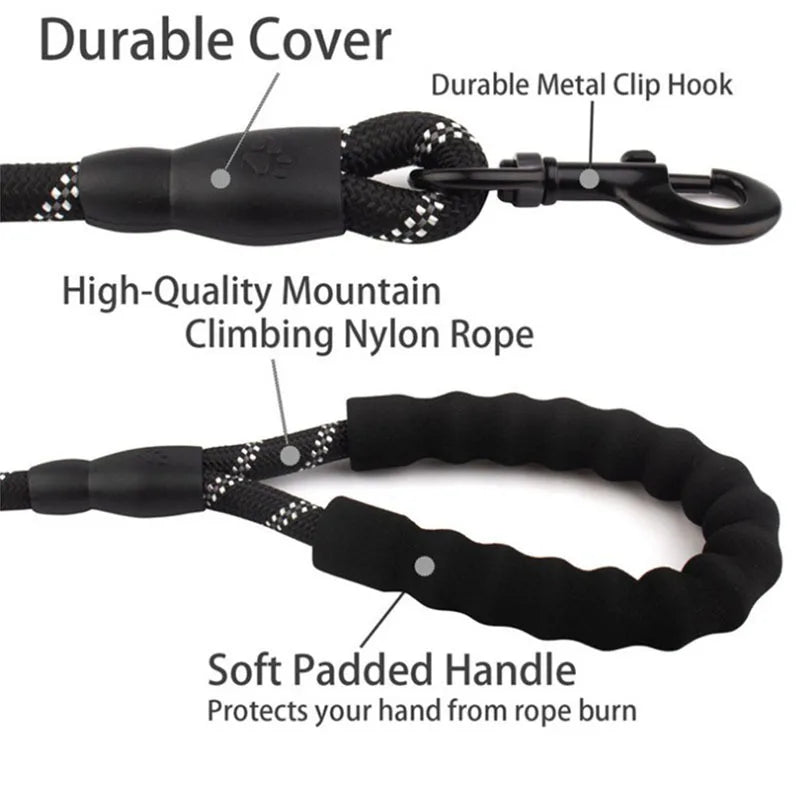 PowerGrip Reflective Dog Leash