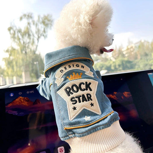 RockStar Denim Pet Jacket
