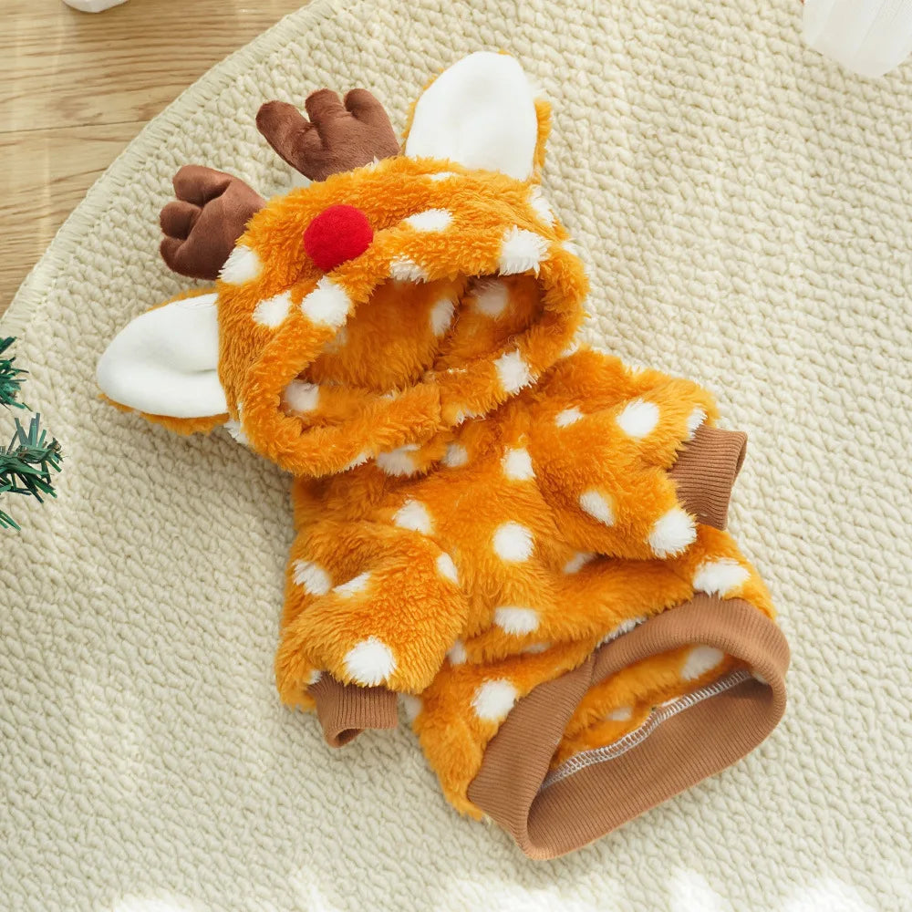 Holiday Reindeer Pet Outfit