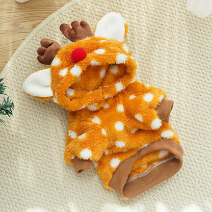 Holiday Reindeer Pet Outfit