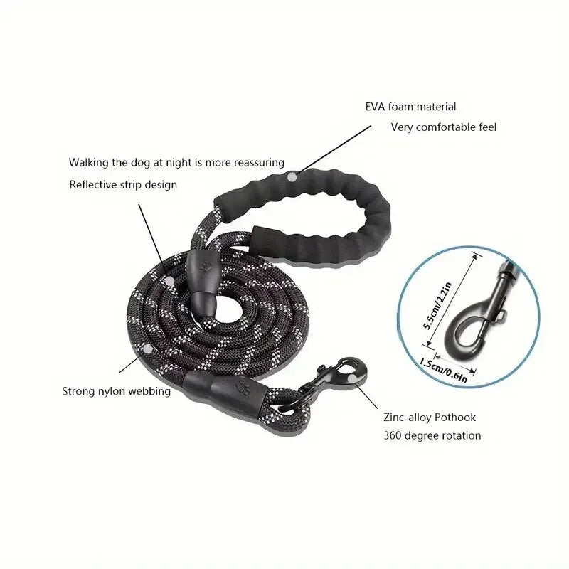 PowerGrip Reflective Dog Leash
