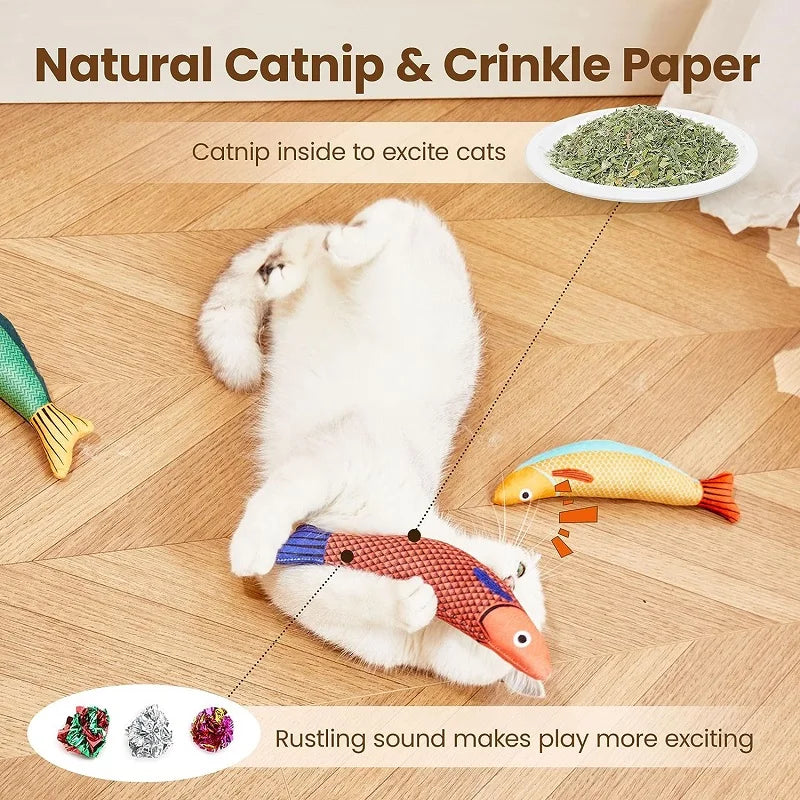 PurrPlay 3D Catnip Fish Toy