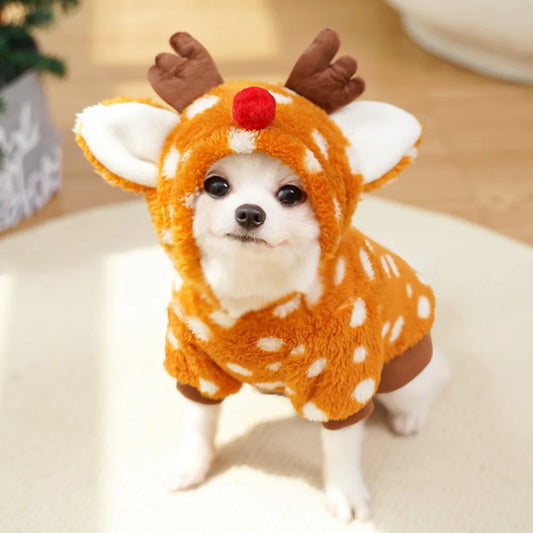 Holiday Reindeer Pet Outfit