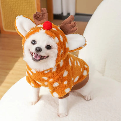 Holiday Reindeer Pet Outfit