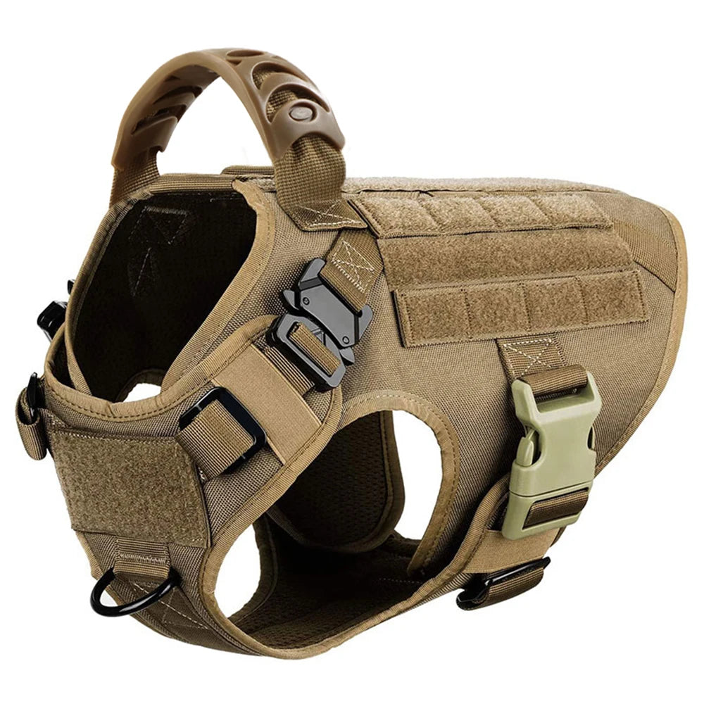 Elite Tactical Dog Harness Set – Built for Power, Comfort & Control