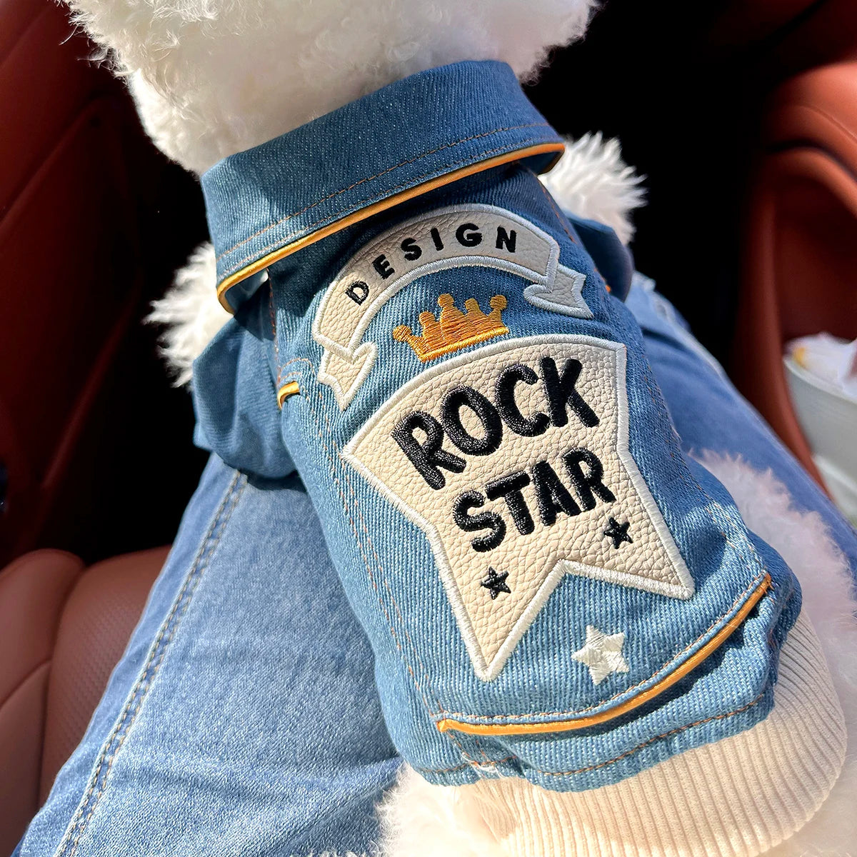 RockStar Denim Pet Jacket