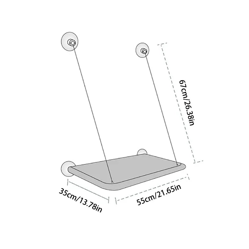 SkyView Cat Window Hammock Bed