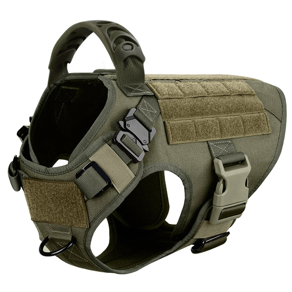 Elite Tactical Dog Harness Set – Built for Power, Comfort & Control