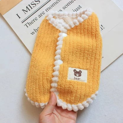 CozyBear Winter Fleece Pet Jacket