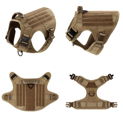 Elite Tactical Dog Harness Set – Built for Power, Comfort & Control